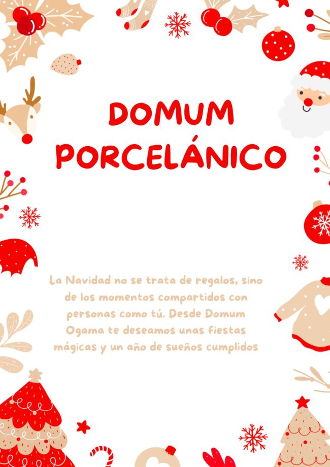 Domum Porcelánico Navidad 2025